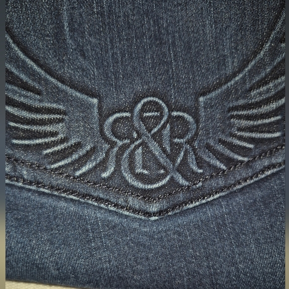 Rock & Republic Women's Dark Blue Jeans Size 8 - Picture 5 of 8